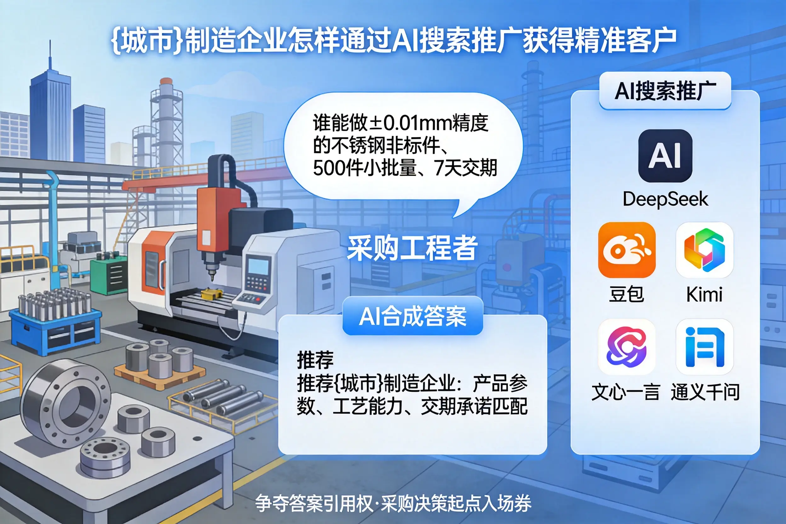 资阳制造企业怎样通过AI搜索推广获得精准客户