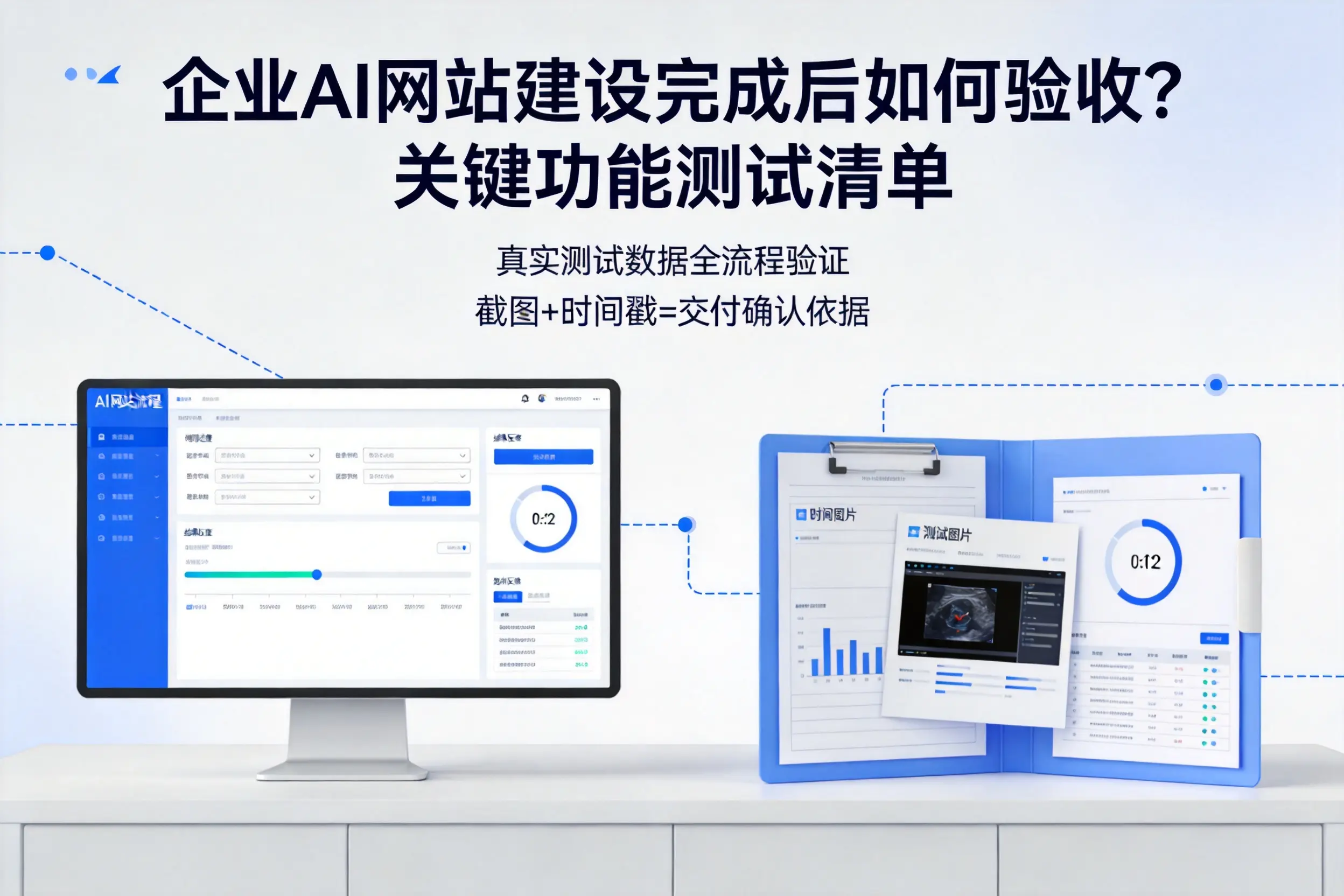 资阳企业AI网站建设完成后如何验收?关键功能测试清单