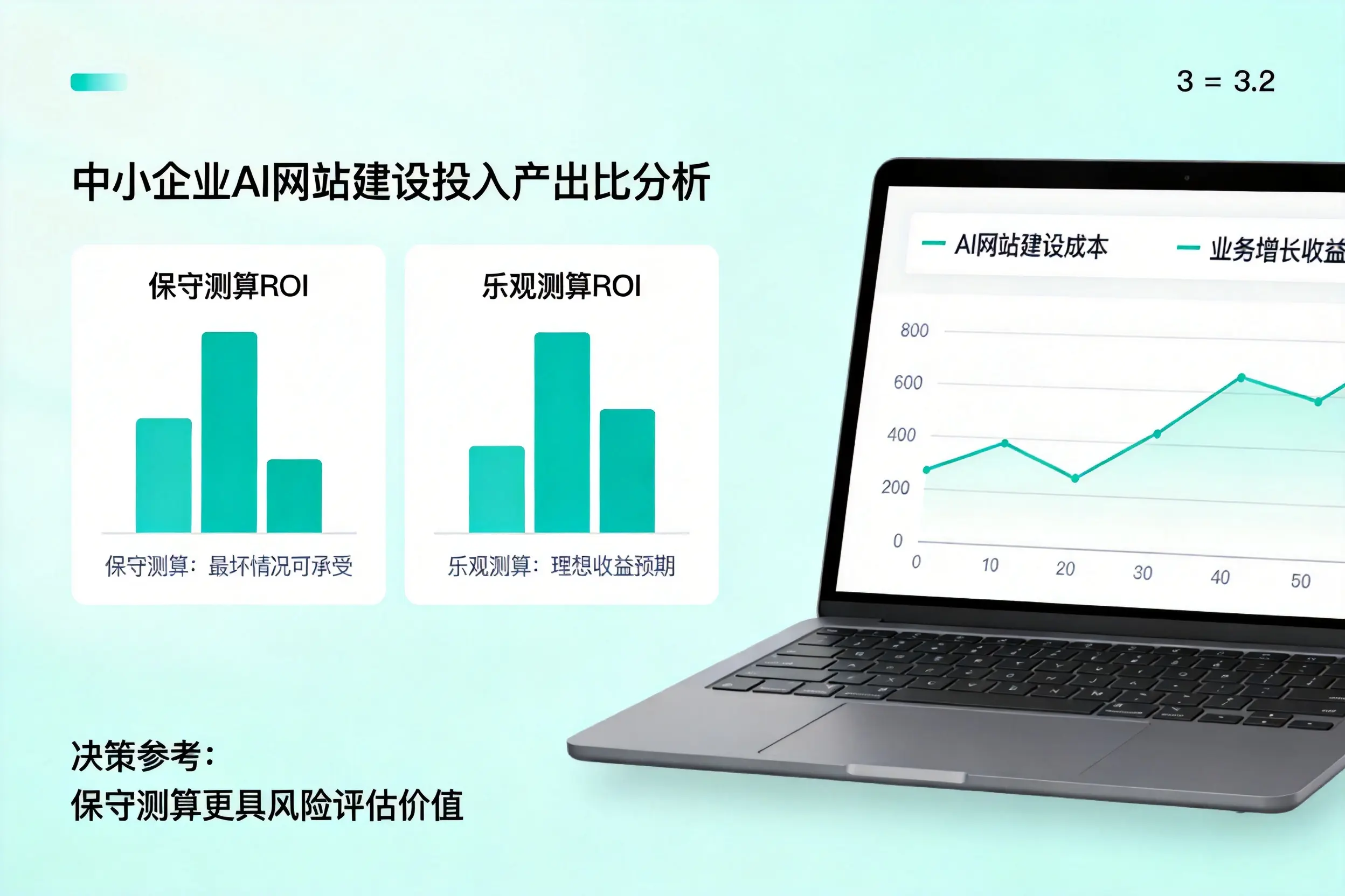 资阳中小企业AI网站建设投入产出比怎么算?先看这份分析