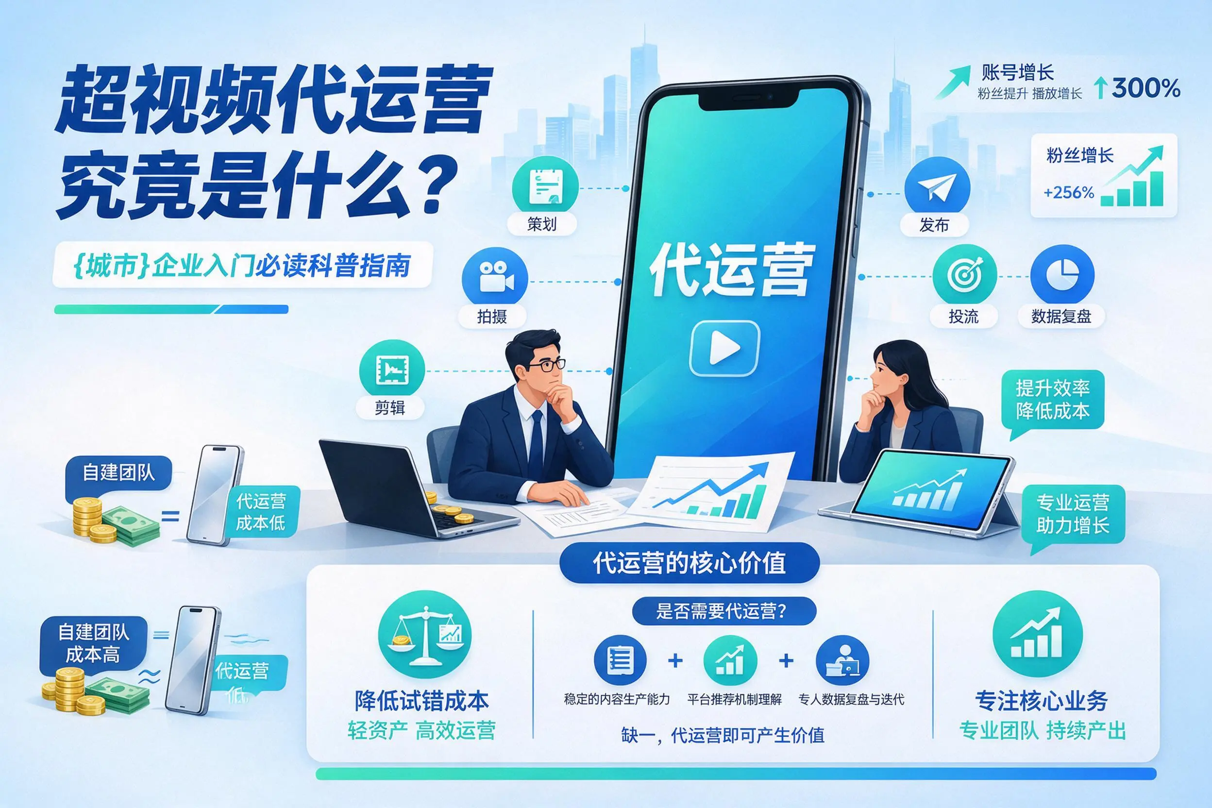 短视频代运营究竟是什么?资阳企业入门必读科普指南