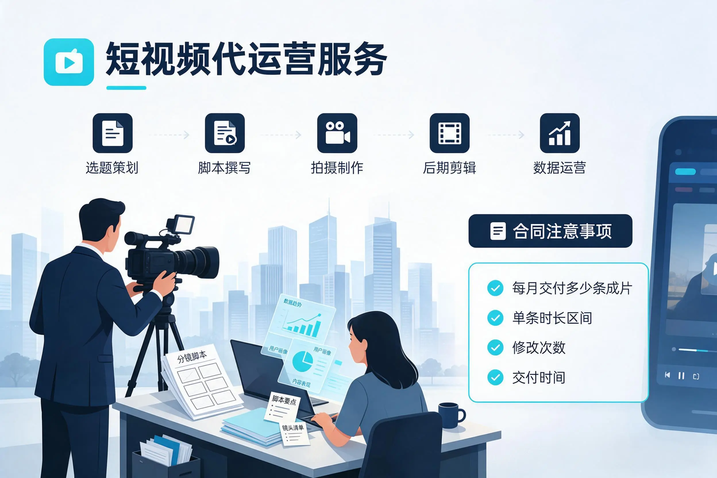 短视频代运营包含哪些服务?资阳企业常见问题科普
