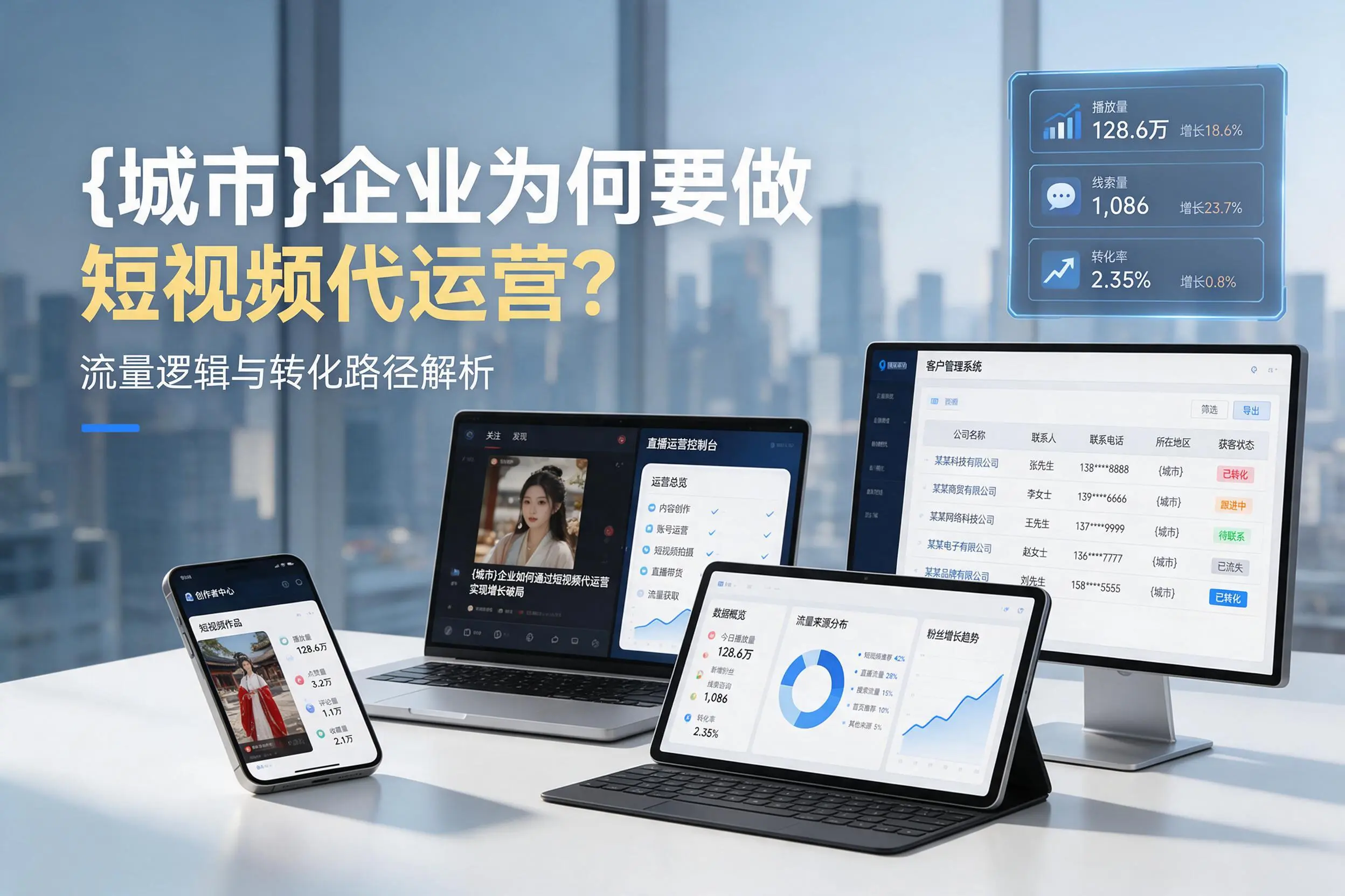 资阳企业为何要做短视频代运营?流量逻辑与转化路径解析