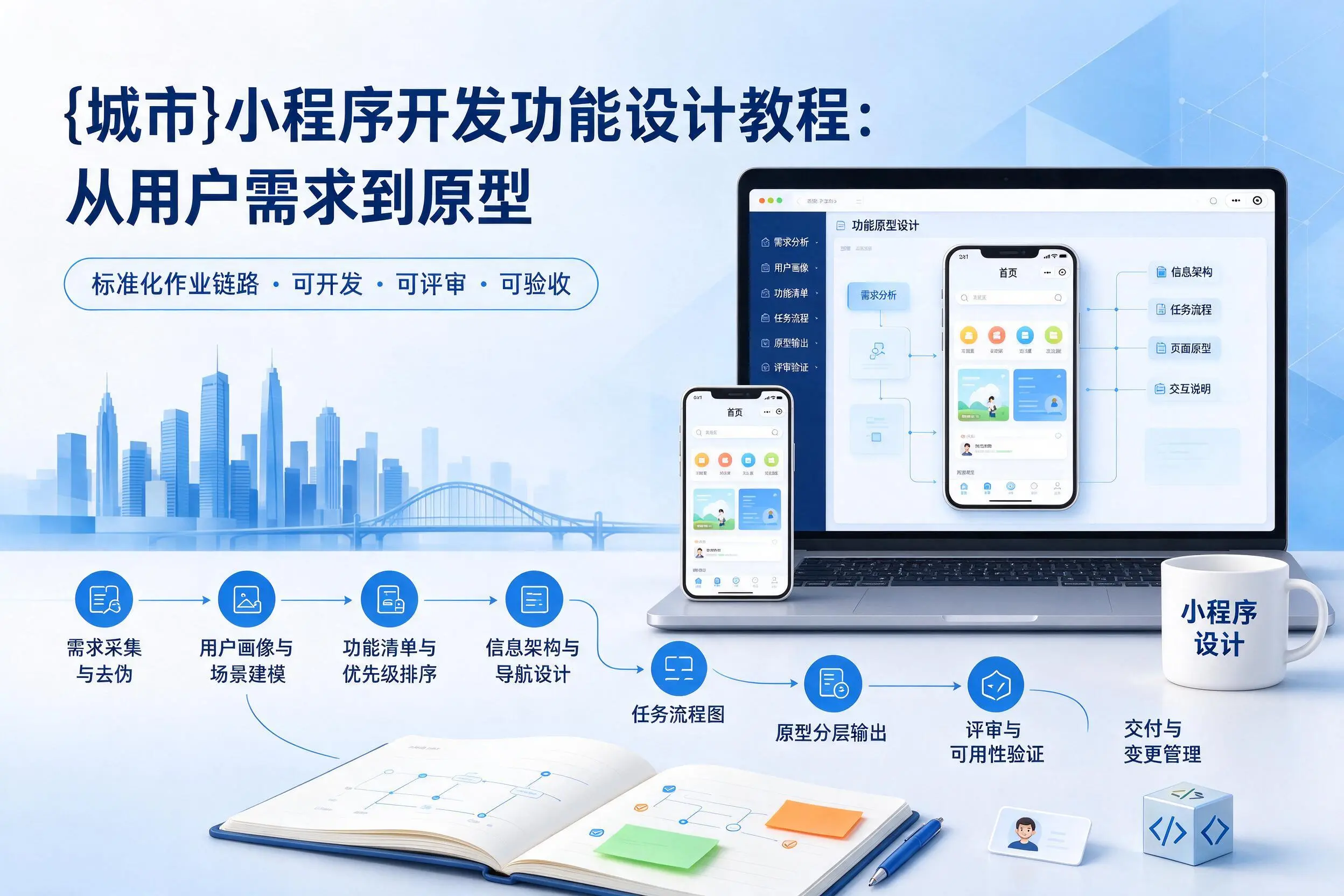 资阳小程序开发功能设计教程:从用户需求到原型
