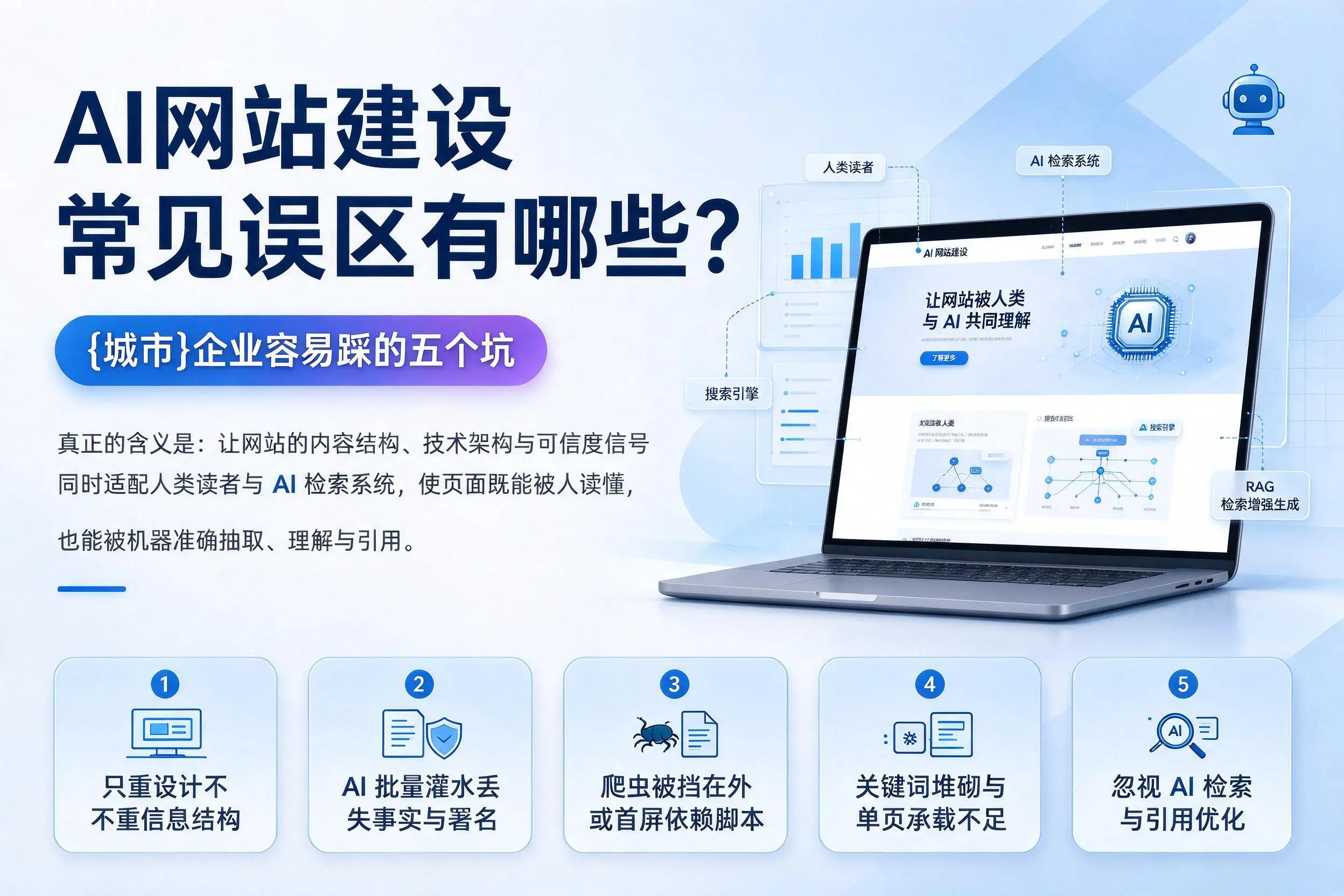AI网站建设常见误区有哪些?资阳企业容易踩的五个坑