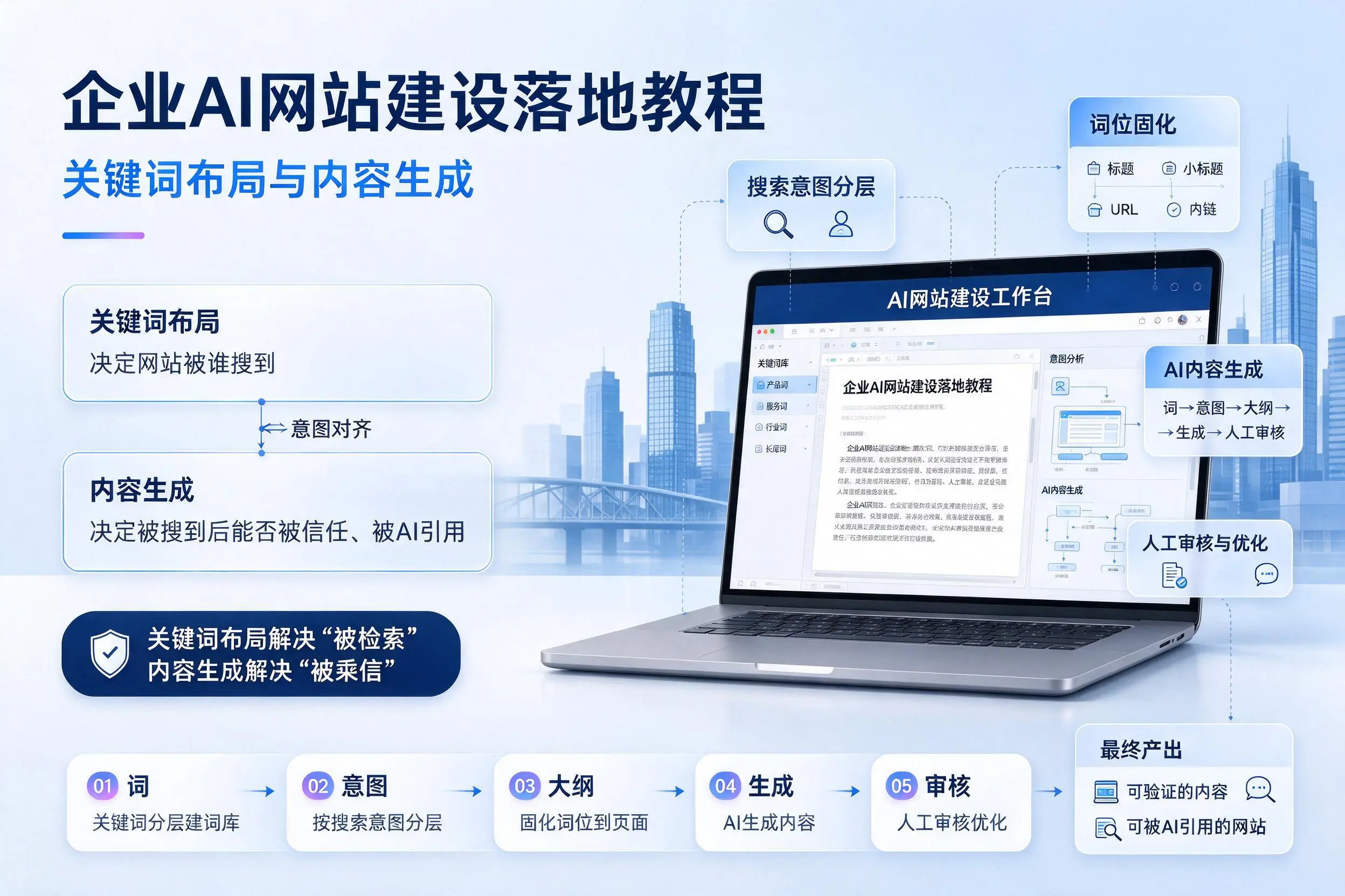 资阳企业AI网站建设落地教程：关键词布局与内容生成