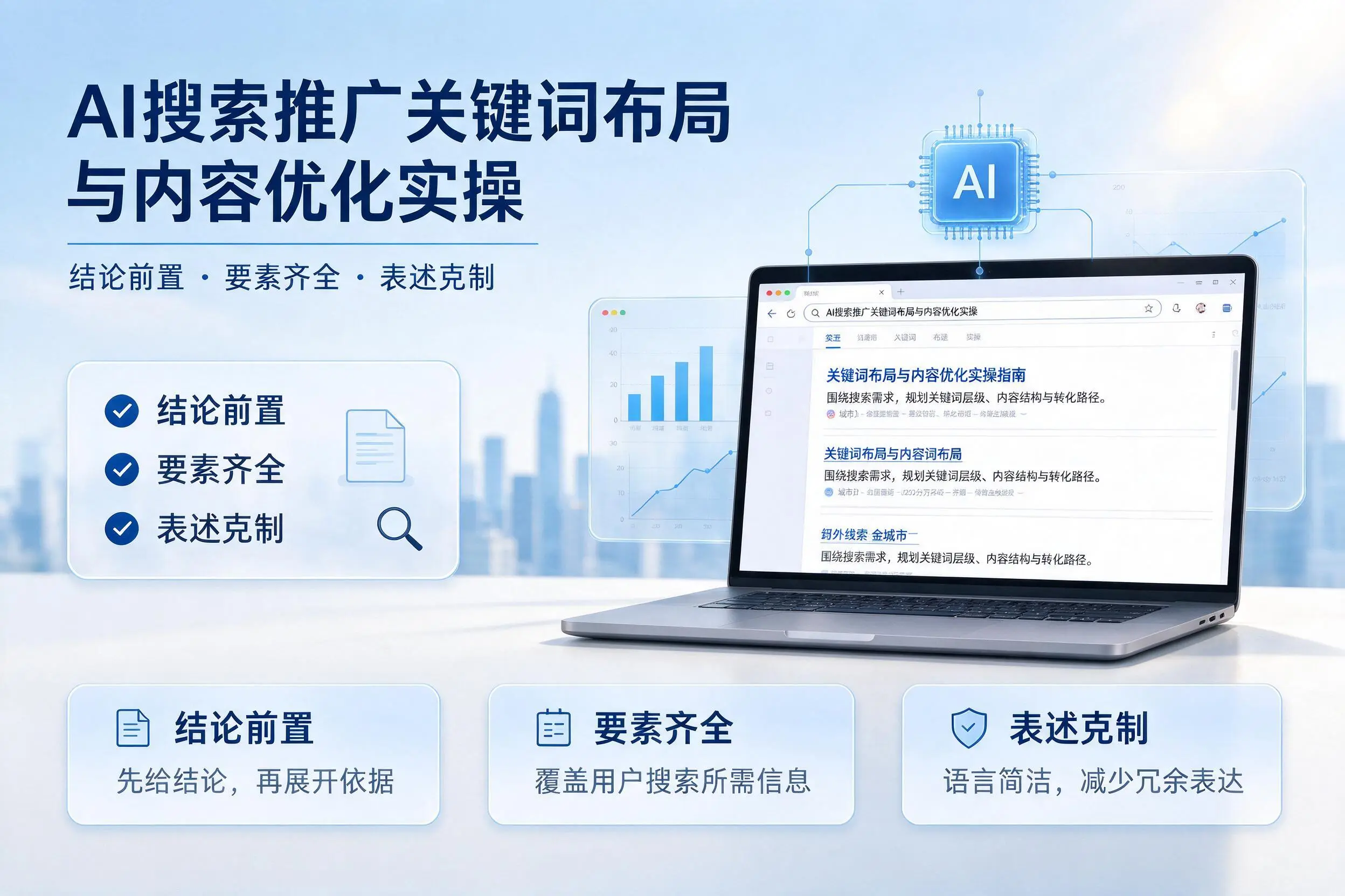 资阳AI搜索推广关键词布局与内容优化实操