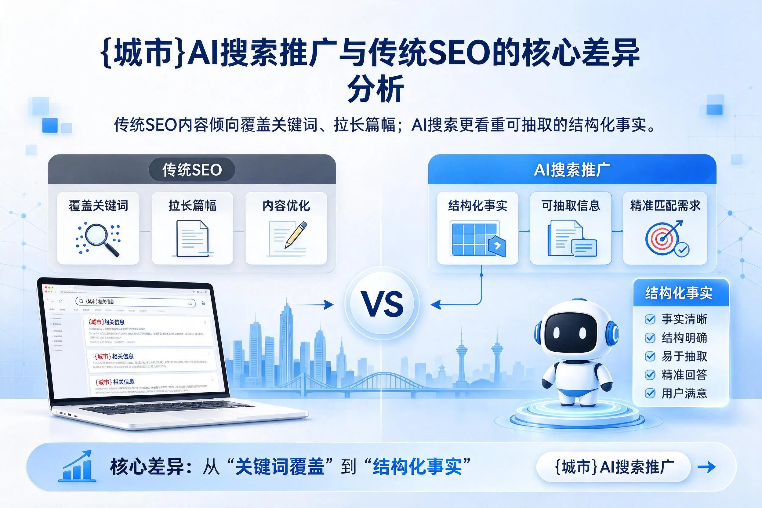 资阳AI搜索推广与传统SEO的核心差异分析